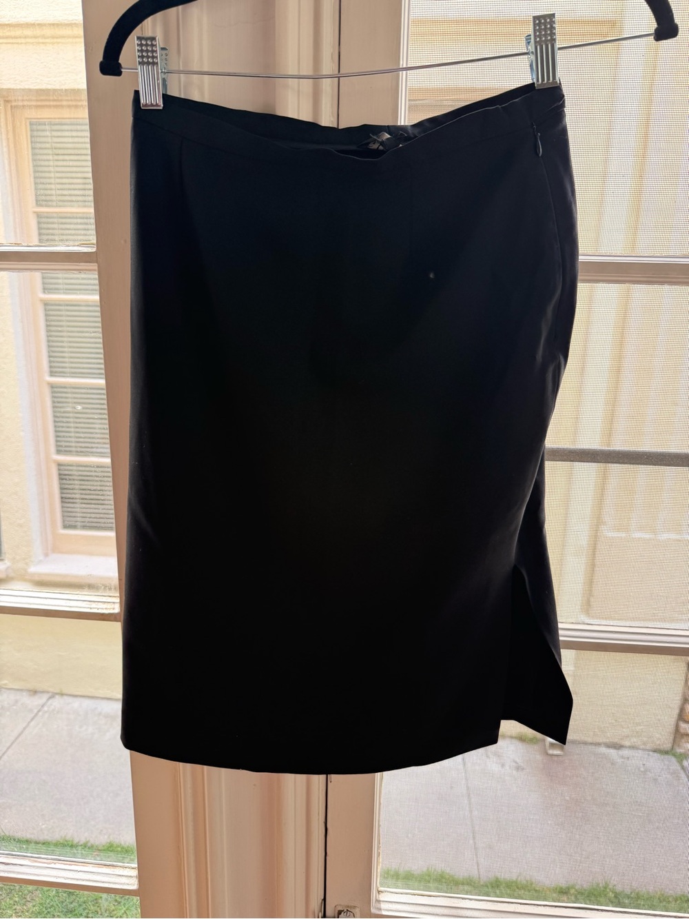 Gucci Black Pencil Skirt with Side Slit